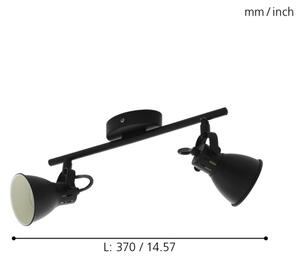 Eglo 98398 - Spot LED SERAS 2xGU10/3,3W/230V