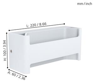 Eglo 98544 - Aplică perete LED FELONICHE LED/10W/230V