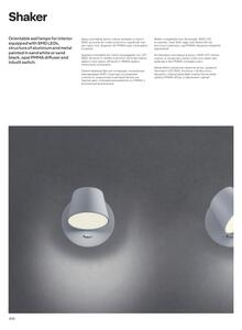 Redo 01-1738 - Aplică perete LED SHAKER LED/6W/230V alb