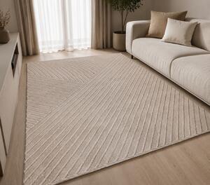 Covor Sufragerie Dormitor, Model Oksi 38020 202, Bej 80x150