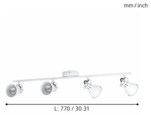 Eglo 98396 - Spot LED SERAS 4xLED/3,3W/230V