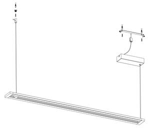 Eglo 98492 - Lustră LED pe cablu AMONTILLADO LED/27W/230V