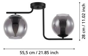 Eglo 98514 - Lustră aplicată MAROJALES 2xE27/28W/230V