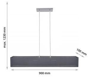 Lustră pe cablu CAROLINE 2xE14/40W/230V