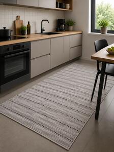 Covor Bucatarie, Model Iuta, Lineo A262 6Y09, Gri 50x80, Dreptunghi