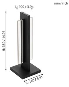 Lampă LED de masă dimabilă SPADAFORA LED/15W/230V Eglo 98497