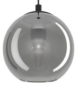 Eglo 98654 - Candelabru suspendat ARISCANI, 10 x E27, 40 W, 230 V, negru/crom lucios