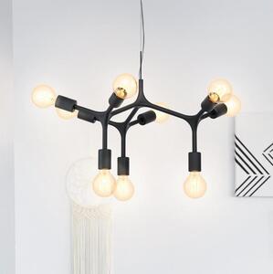 Eglo 98346 - Lustră pe cablu BOCADELLA 9xE27/60W/230V