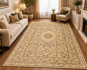 Covor Living Dormitor, Model 15090 110, Crem Crem, 200x300
