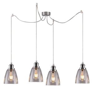 Lustră pe cablu VOICE 4xE27/40W/230V