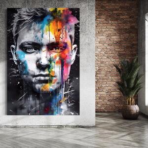 Tablou Canvas Premium LuxCanva® A1546, Beautiful Boy , Barbat, Model, Frumuste, Decorativ, Living, Culori Vibrante