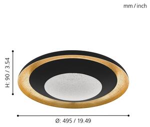 Eglo 98527 - Plafonieră LED dimabilă CANICOSA LED/24,5W/230V cu DO