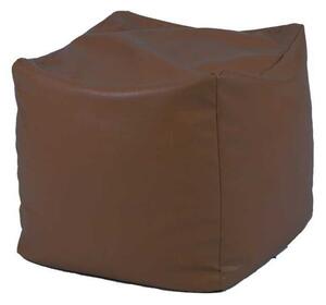 Taburet Cub, Material Piele ecologica - Chocolate