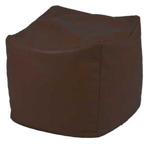 Taburet Cub XL, Material Piele ecologica - Chocolate