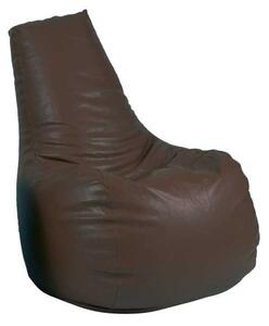 Fotoliu tip Scaun Sunlounger, Material Piele ecologica - Chocolate