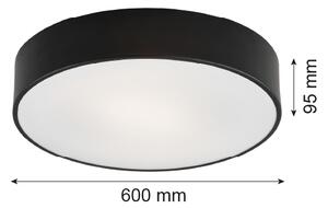 Argon 2084 - Plafonier DARLING 5xE27/15W/230V pr. 60 cm negru
