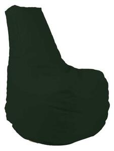 Fotoliu tip Scaun Sunlounger, Material Piele ecologica - Dark Green