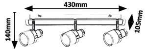 Rabalux 5023 - Aplică perete baie LED HAROLD LED/15W/230V IP44