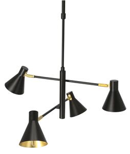 Lustră pe tijă LESS 4xE14/40W/230V