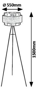 Rabalux 5385 - Lampadar BASIL 1xE27/40W/230V