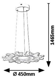 Rabalux 6210 - Lustră LED pe cablu FELICITY LED/30W/230V