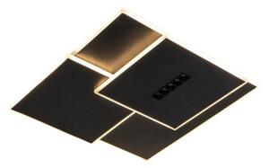 Plafonieră LED dimabilă LED/95W/230V 3000-6500K negru + telecomandă