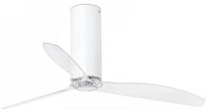 Ventilator de tavan FARO 32034 TUBE FAN alb/transparent d. 128 cm