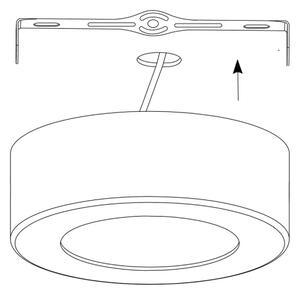 Eglo 98559 - Lampă de tavan LED RGB dimmabilă FUEVA-C LED/21W/230V