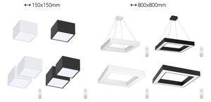 Set 2x plafonieră LED CANTO 2xLED/12W/230V Immax Neo 07072L-15BD + telecomandă