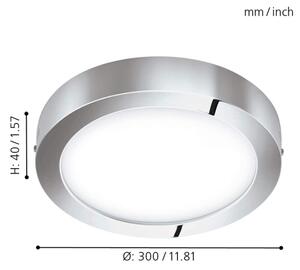 Eglo 98559 - Lampă de tavan LED RGB dimmabilă FUEVA-C LED/21W/230V