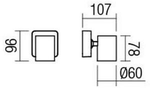 Redo 04-468 - Spot CAMEO 1xGU10/35W/230V, negru