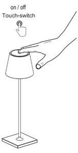 FARO 70776 - LED Lampă de masă cu touch de exterior TOC LED/2,2W/230V IP54