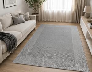 Covor Bucatarie, Model Iuta, Jeans 19242 9090, Gri Dreptunghi, 120x170