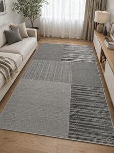 Covor Bucatarie, Model Iuta, Jeans 19224 08, Gri Dreptunghi, 120x200, Bej
