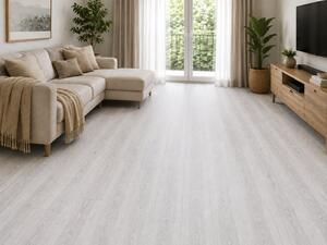 Covorul PVC linoleum Brown Board 82-20, Latimi 2 m, 2.5 m, 3 m , Suport pasla, Gri 2 x 2 m