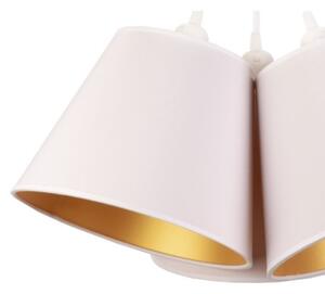 Lustră pe cablu Duolla TWIGGY 3xE27/40W/230V d. 60 cm alb