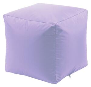 Taburet Cub Pufrelax, material impermeabil, Lilac