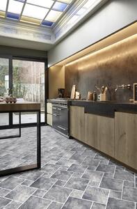 Linoleum Model Sand Stone 919, Latime 200 cm, Gri 2 x 15 m