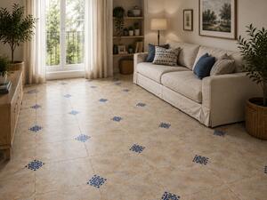 Linoleum PVC, Model Kelso 7099, Latime 200 cm, Bej 2 x 2 m