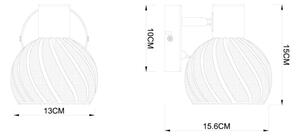 Globo 54025-1 - Aplică perete spot WILLY 1xE27/40W/230V