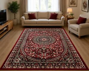 Covor Clasic Queen 05733, Model Oriental, Rosu 80x150