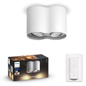Spot LED dimabil Hue PILLAR 2xGU10/5W/230V Philips + telecomandă