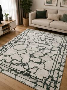 Covor Frida 10457, Fabricat în Uzbekistan, Elegant pentru Living și Dormitor, Gri 80x150