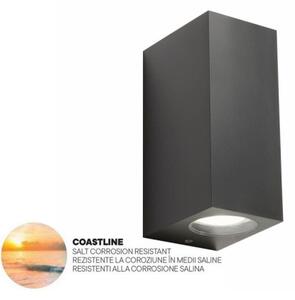 Redo 90152 - Aplică perete exterior PUNTA 2xGU10/7W/230V IP44