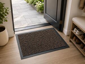 Covor Intrare, Model Equateur 829 200 , Dimensiune 40 x 60 cm, Maro Dreptunghi, 40x60