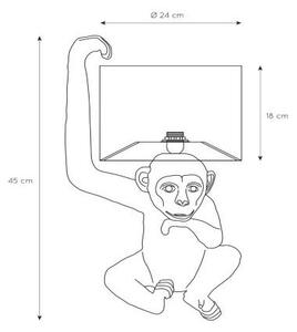 Lucide 10502/81/30 - Lampă de masă CHIMP 1xE14/40W/230V 45cm