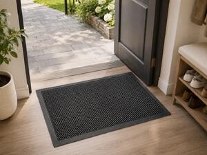 Covor Intrare, Model 3D 626 Gri inchis 40 x 60 cm Dreptunghi, 40x60