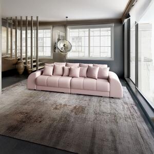 Canapea extensibilă dumonde cu 2 lăzi de depozitare si sezut confortabil din spuma high-density, Verona Enjoy Flamingo 310x120 cm