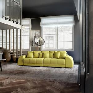 Canapea extensibilă dumonde cu 2 lăzi de depozitare si sezut confortabil din spuma high-density, Verona Enjoy Green 310x120 cm