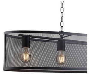 Searchlight - Lustră pe lanț FISHNET 4xE27/60W/230V negru